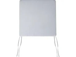 Set di 8 cuscini per sedie SASSARI PREMIUM 46 x 46 cm Grigio chiaro