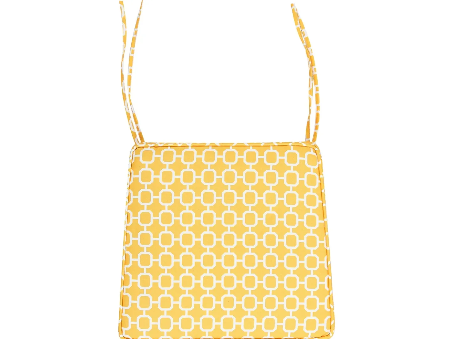 Set di 2 cuscini per sedie TERNI 37 x 34 cm Giallo