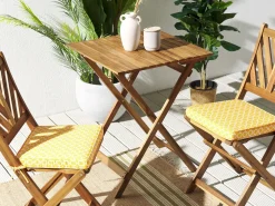 Set di 2 cuscini per sedie TERNI 37 x 34 cm Giallo
