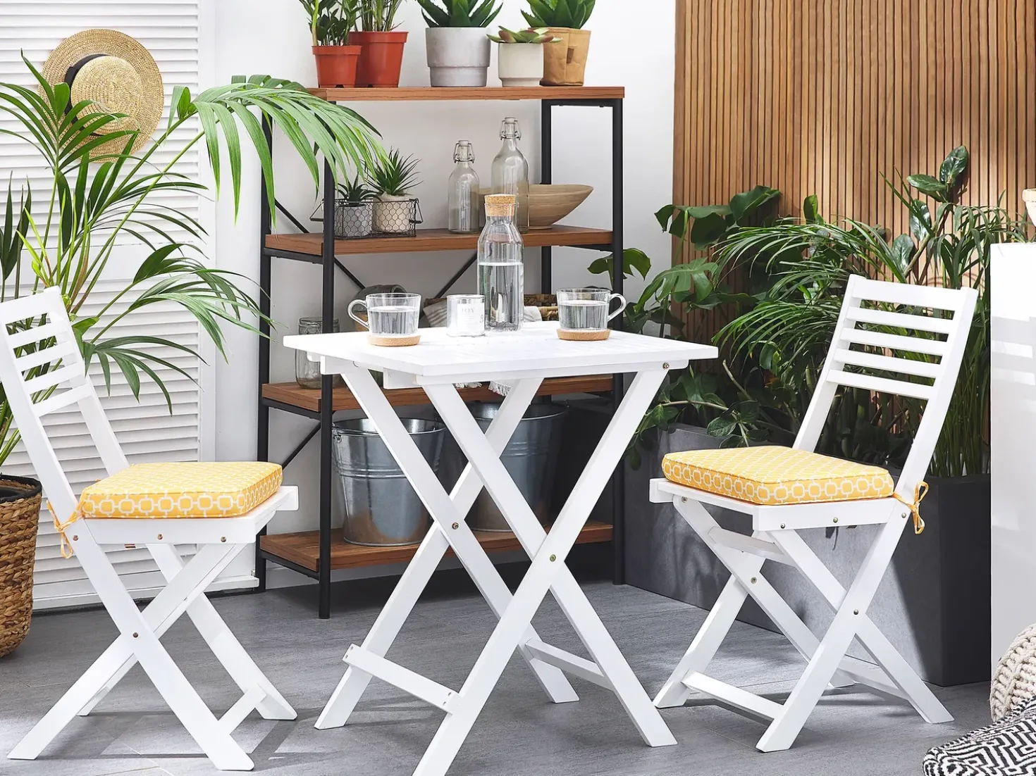 Set di 2 cuscini per sedie FIJI 29 x 38 cm Giallo