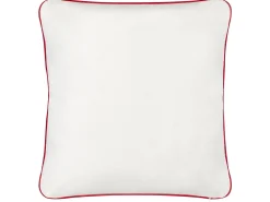 Set di 2 cuscini PERIWINKLE Cotone 45 x 45 cm Bianco Trama a cuore