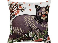 Set di 2 cuscini PHUSRO Cotone 50 x 50 cm Multicolore Trama animale