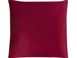 Set di 2 cuscini PINUS Velluto 45 x 45 cm Rosso Trama geometrica