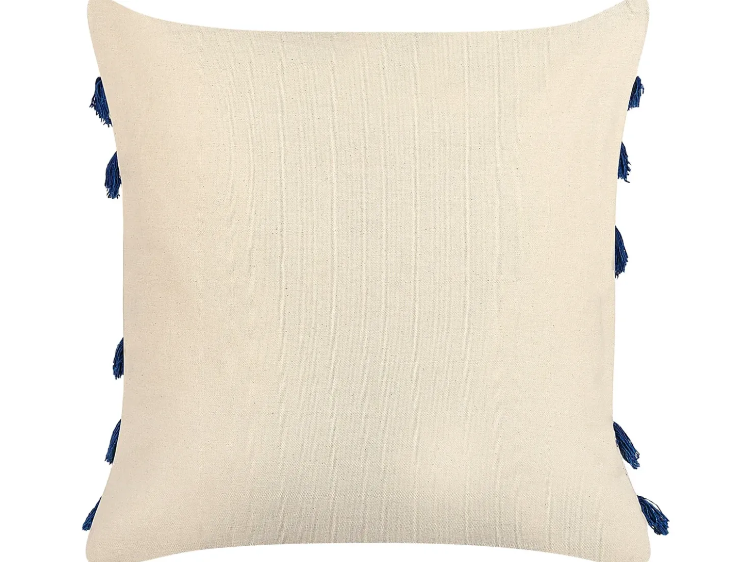 Set di 2 cuscini PLEIONE Cotone 45 x 45 cm Blu marino Trama geometrica