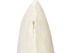 Set di 2 cuscini PLUMERIA Cotone 45 x 45 cm Beige Scritta