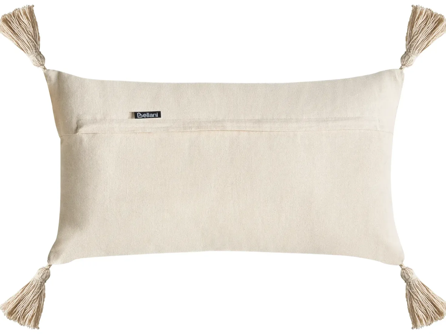 Set di 2 cuscini POMETIA Cotone 30 x 50 cm Beige Trama floreale