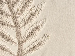 Set di 2 cuscini POMETIA Cotone 30 x 50 cm Beige Trama floreale