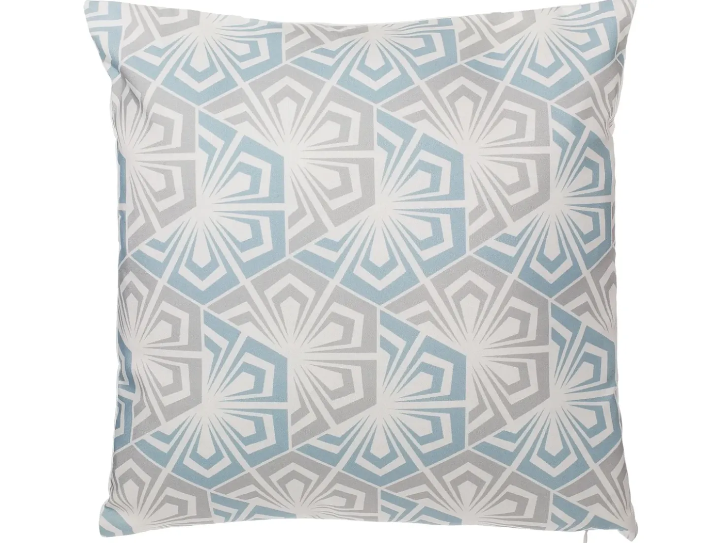 Set di 2 cuscini PRIMROSE 45 x 45 cm Azzurro Trama Ikat