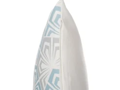 Set di 2 cuscini PRIMROSE 45 x 45 cm Azzurro Trama Ikat