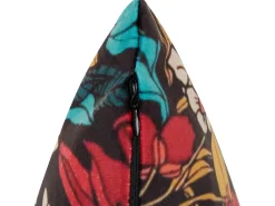 Set di 2 cuscini PROTEA Velluto 45 x 45 cm Multicolore Trama floreale