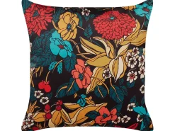 Set di 2 cuscini PROTEA Velluto 45 x 45 cm Multicolore Trama floreale