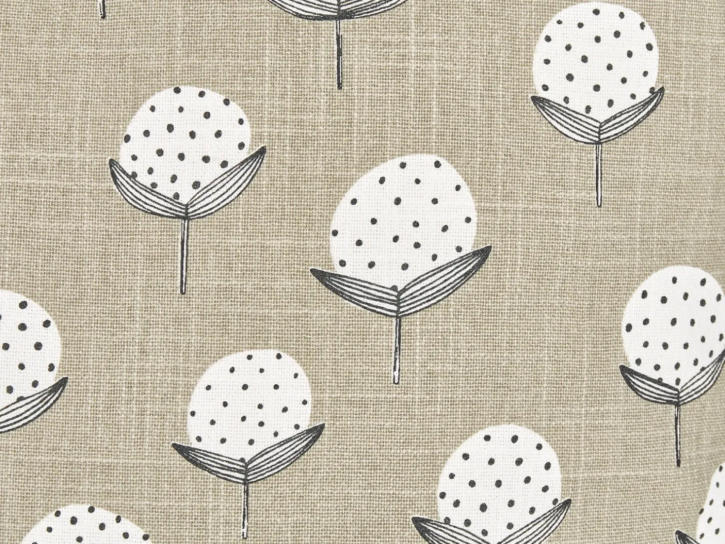 Set di 2 cuscini PSILOTALES Cotone 45 x 45 cm Beige Trama floreale