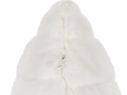 Set di 2 cuscini PUMILA Finta pelliccia 45 x 45 cm Bianco Tinta unita