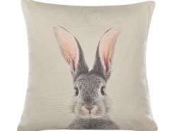Set di 2 cuscini QUERCUS 45 x 45 cm Tortora Trama animale