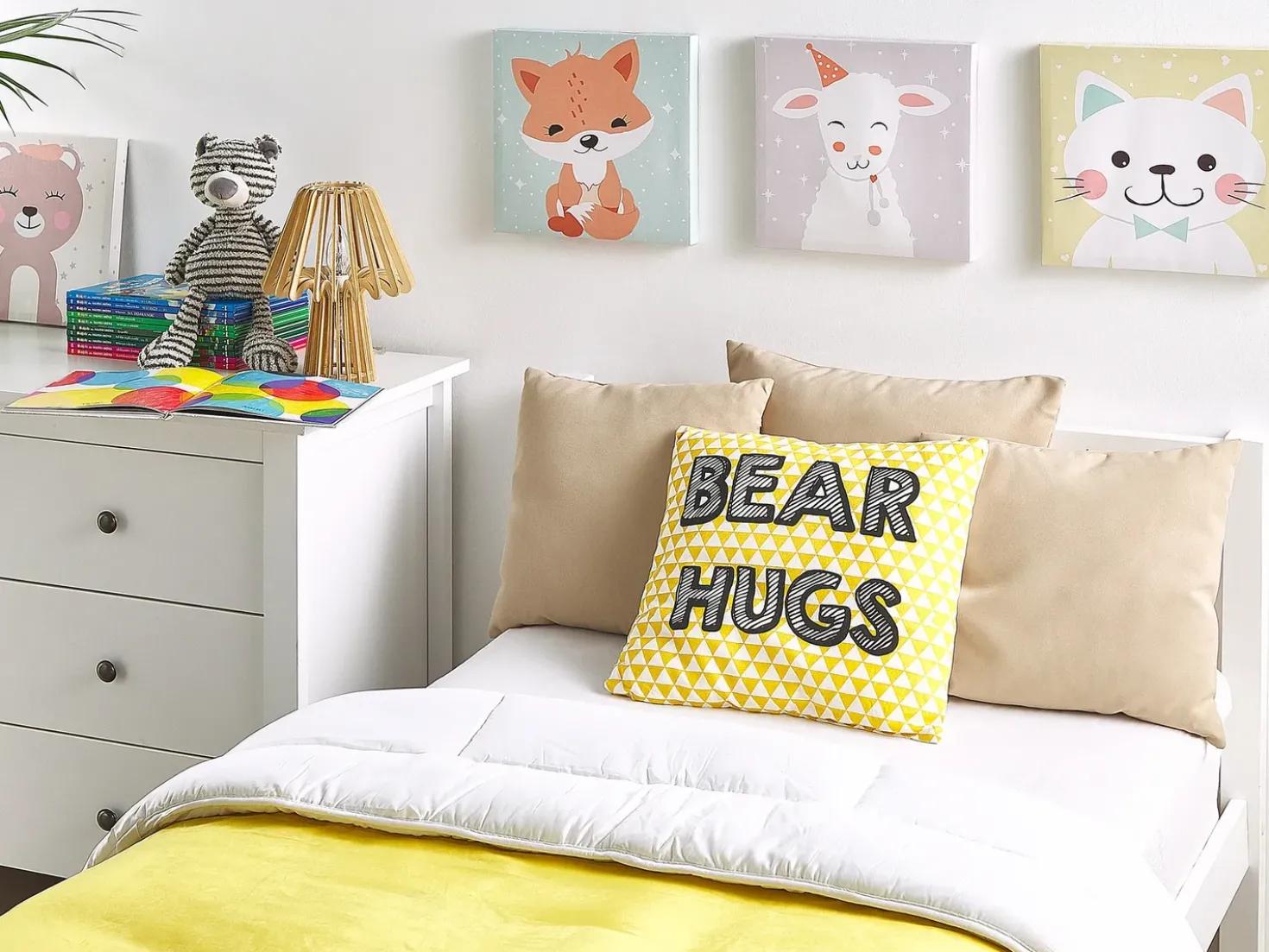 Set di 2 cuscini RADZKOT Cotone 40 x 40 cm Giallo