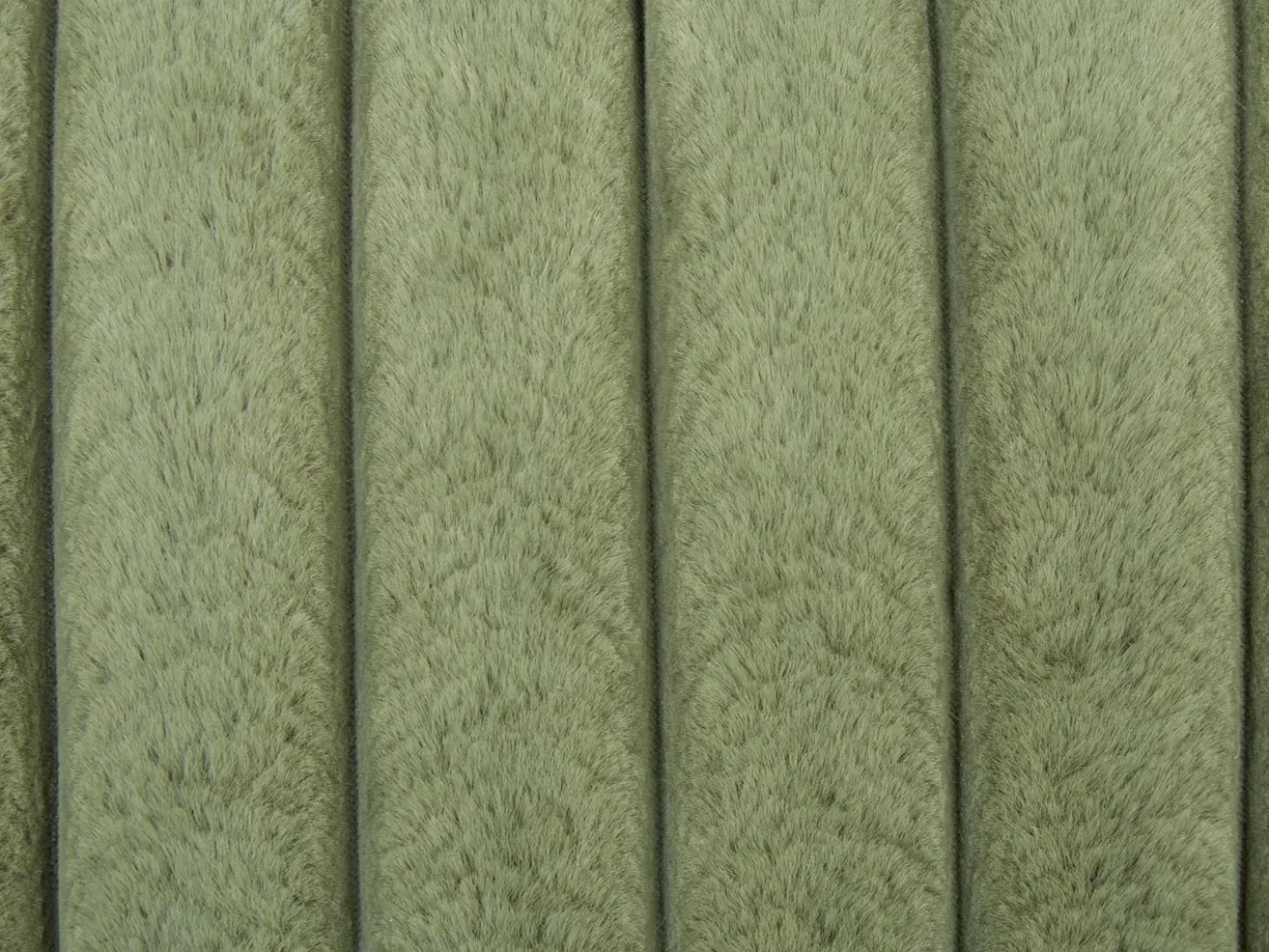 Set di 2 cuscini RAKYA Finta pelliccia 45 x 45 cm Verde A strisce