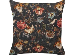 Set di 2 cuscini RAMONDA Velluto 45 x 45 cm Multicolore Trama floreale