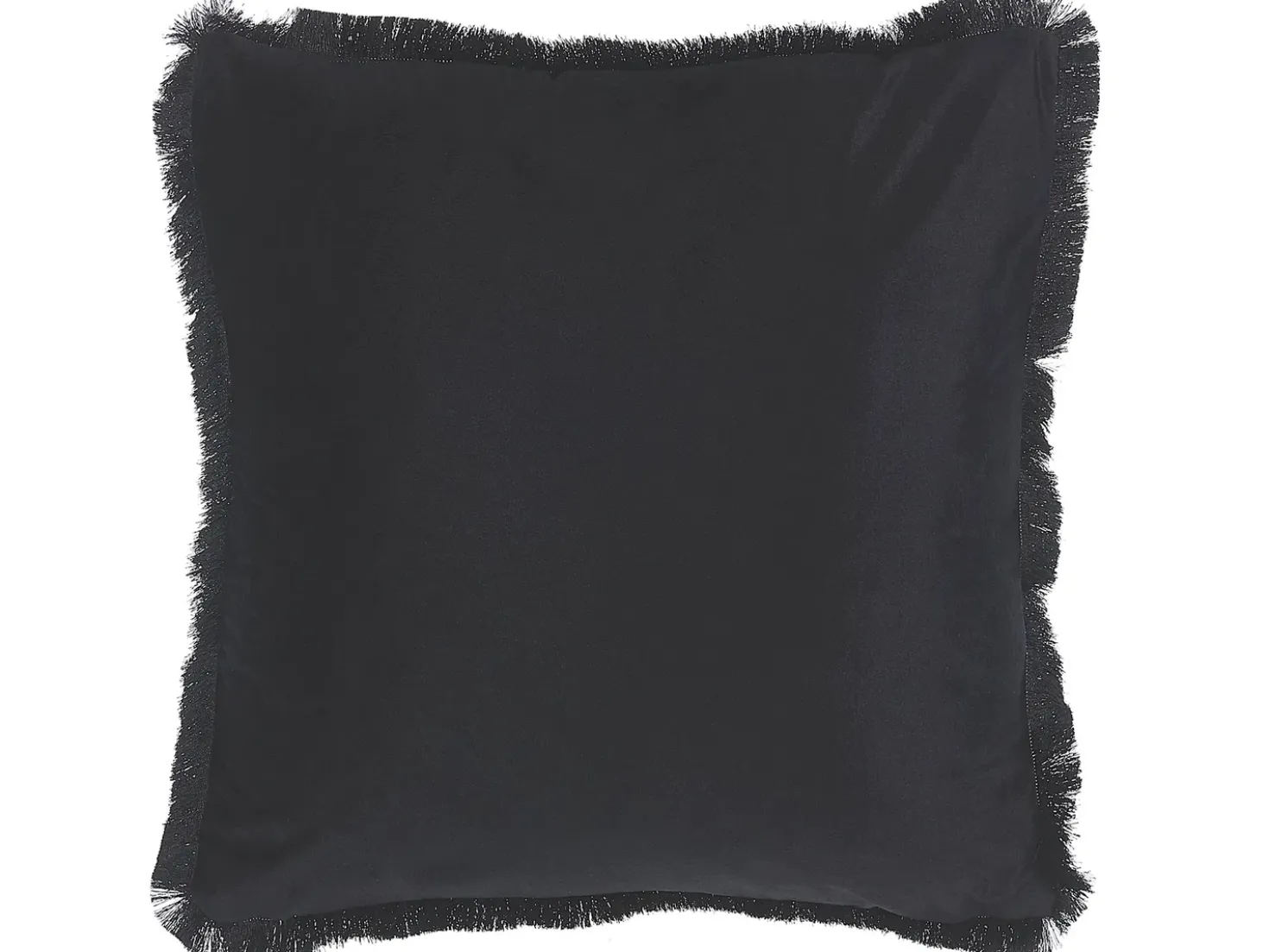 Set di 2 cuscini RAMTEK Velluto 45 x 45 cm Nero Trama animale