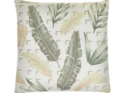 Set di 2 cuscini RHAPIS 45 x 45 cm Verde Trama di piante