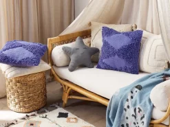 Set di 2 cuscini RHOEO Cotone 45 x 45 cm Viola