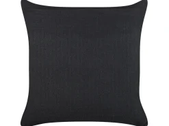 Set di 2 cuscini RICINUS Velluto 45 x 45 cm Nero Trama orientale