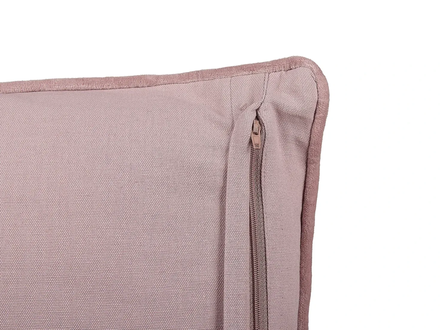 Set di 2 cuscini ROMNEYA Velluto 45 x 45 cm Rosa Trama floreale