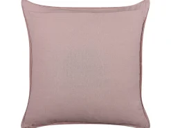 Set di 2 cuscini ROMNEYA Velluto 45 x 45 cm Rosa Trama floreale