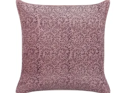 Set di 2 cuscini ROMNEYA Velluto 45 x 45 cm Rosa Trama floreale