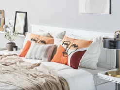Set di 2 cuscini RUDBEKIA 45 x 45 cm Multicolore Trama astratta