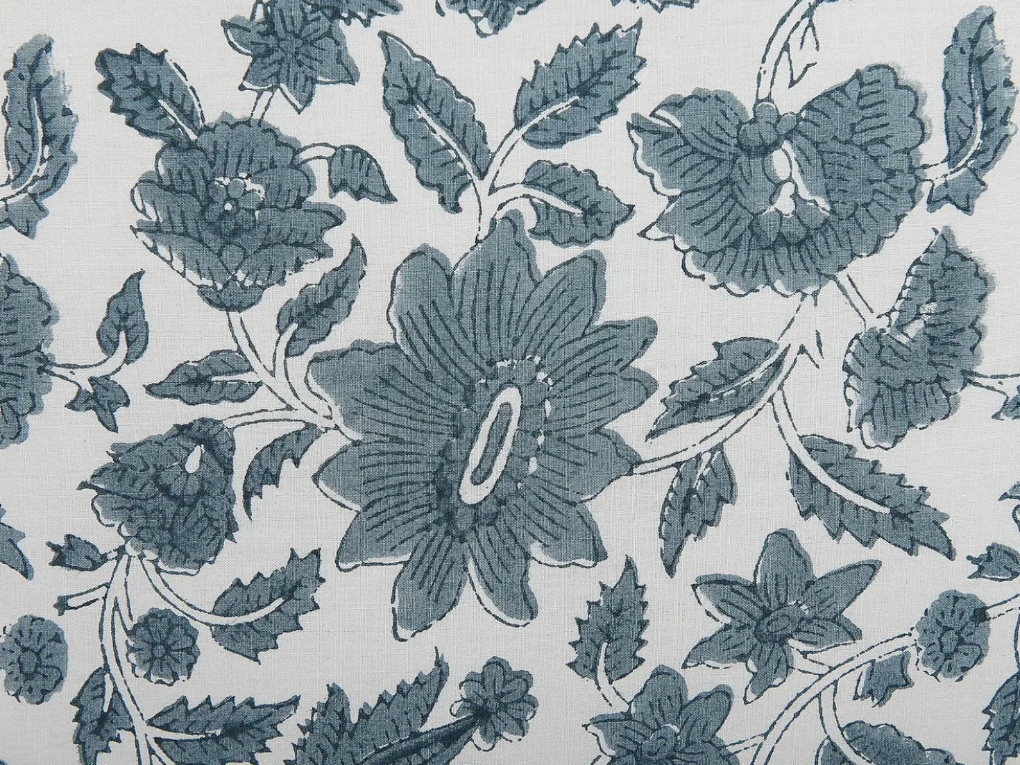 Set di 2 cuscini RUMEX Cotone 45 x 45 cm Blu Trama floreale