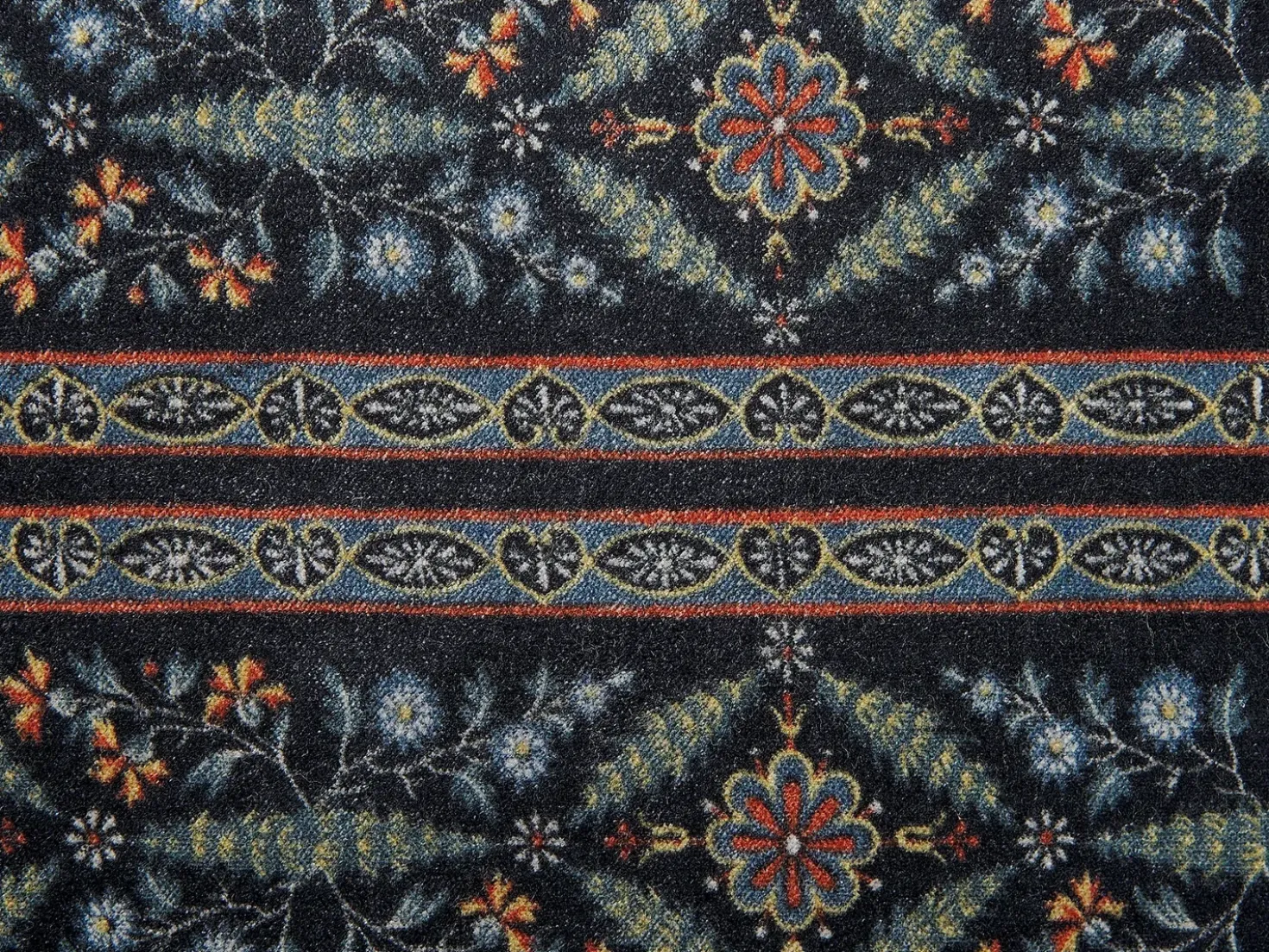Set di 2 cuscini RUTA Velluto 45 x 45 cm Multicolore Trama floreale