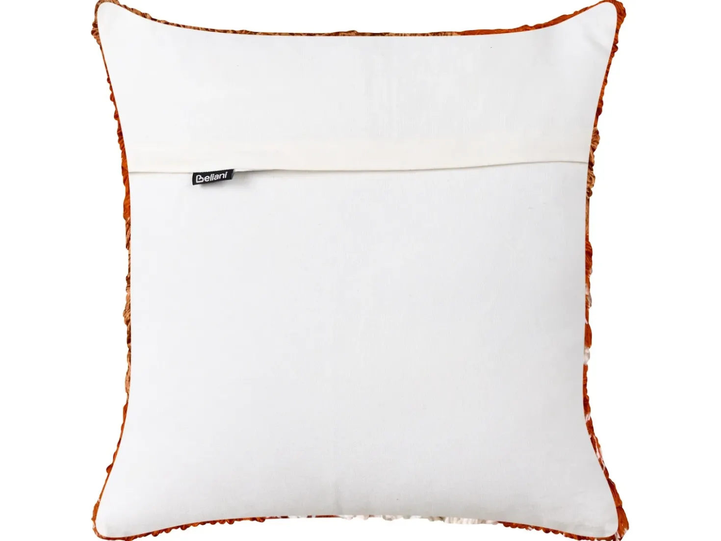 Set di 2 cuscini SAGENIA Cotone 45 x 45 cm Arancione Trama astratta