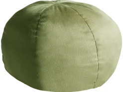 Set di 2 cuscini SALVIA Velluto 33 x 33 cm Verde oliva Tinta unita