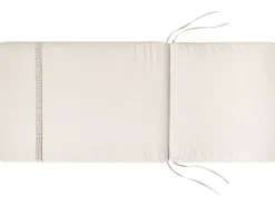 Set di 6 cuscini schienale/seduta JAVA/AMANTEA PREMIUM 50 x 71 cm Beige chiaro