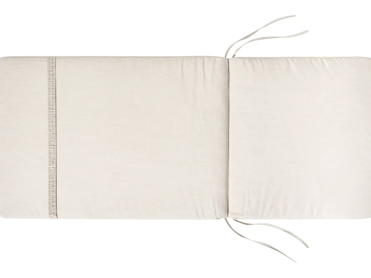 Set di 6 cuscini schienale/seduta JAVA/AMANTEA PREMIUM 50 x 71 cm Beige chiaro