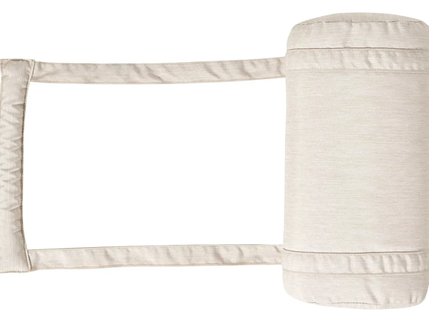Set di 6 cuscini schienale/seduta JAVA/AMANTEA PREMIUM 50 x 71 cm Beige chiaro