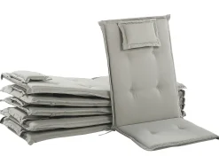 Set di 6 Cuscini Schiena/Seduta JAVA/AMANTEA 50 x 70 cm Tortora