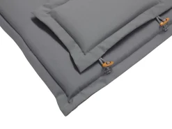 Set di 8 Cuscini Schiena/Seduta MAUI 40 x 54 cm Grigio
