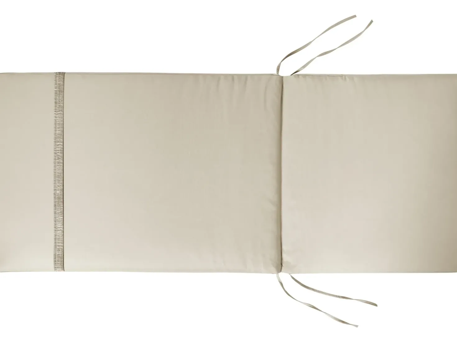 Set di 2 cuscini Schiena/Seduta JAVA/AMANTEA PREMIUM 50 x 71 cm Tortora