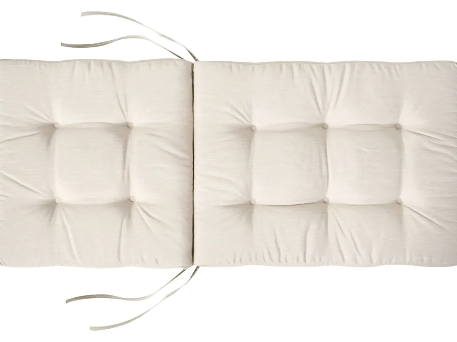 Set di 8 Cuscini Schiena/Seduta MAUI PREMIUM Beige chiaro