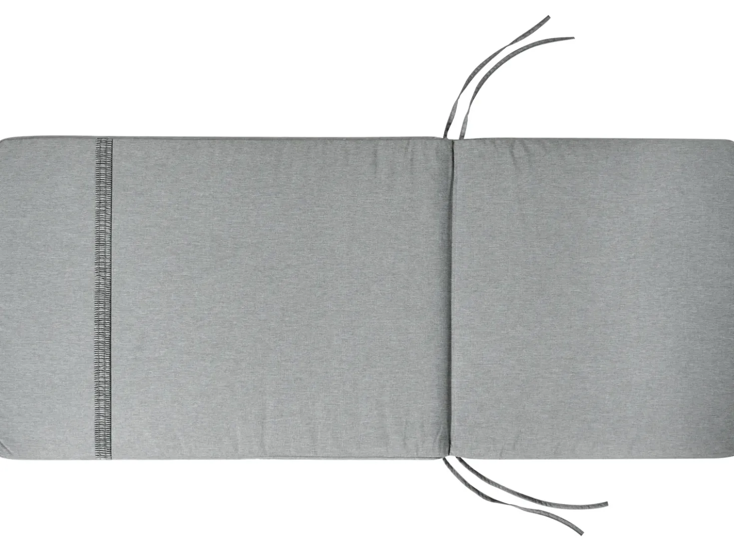 Set di 2 cuscini Schiena/Seduta JAVA/AMANTEA PREMIUM 50 x 71 cm Grigio melange