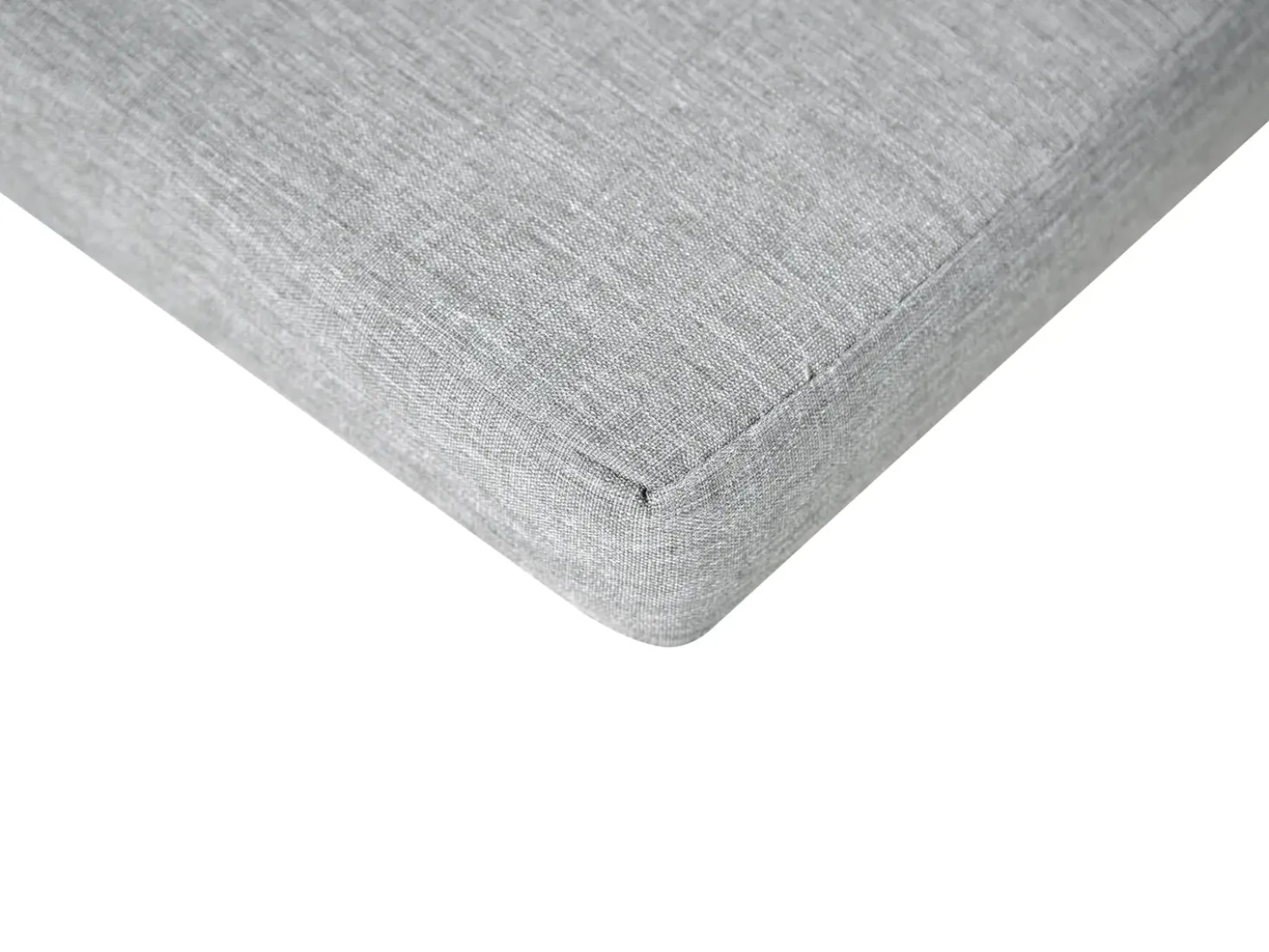 Set di 2 cuscini Schiena/Seduta JAVA/AMANTEA PREMIUM 50 x 71 cm Grigio melange