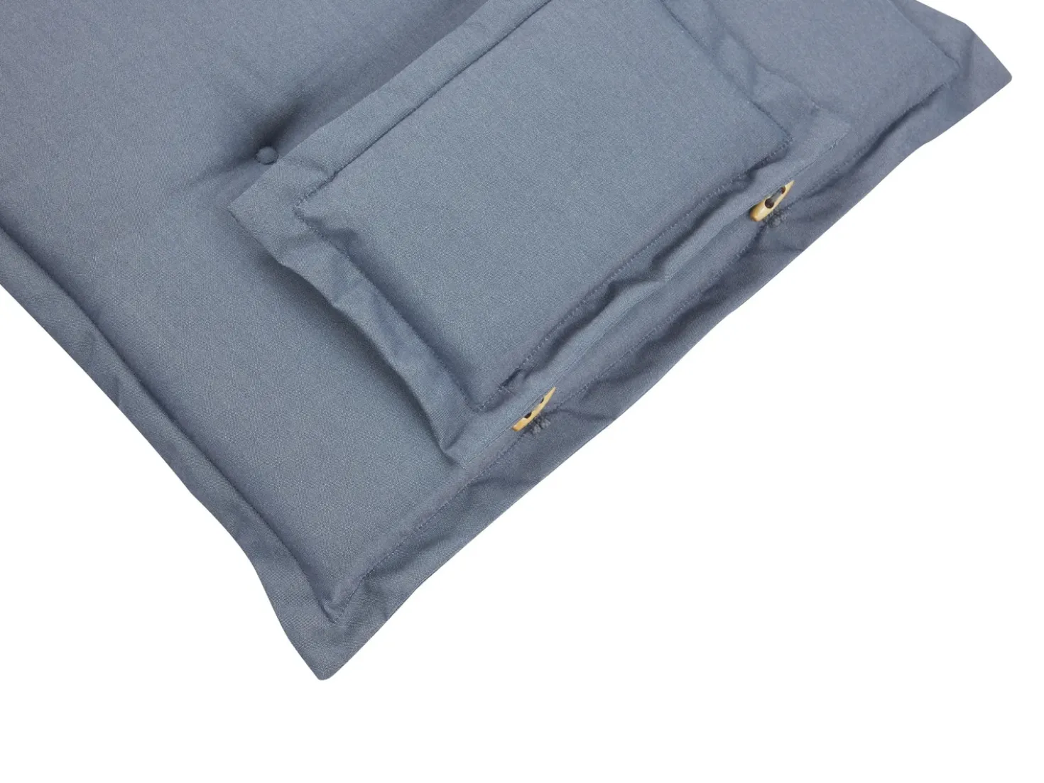 Set di 6 Cuscini Schiena/Seduta JAVA/AMANTEA 50 x 70 cm Blu