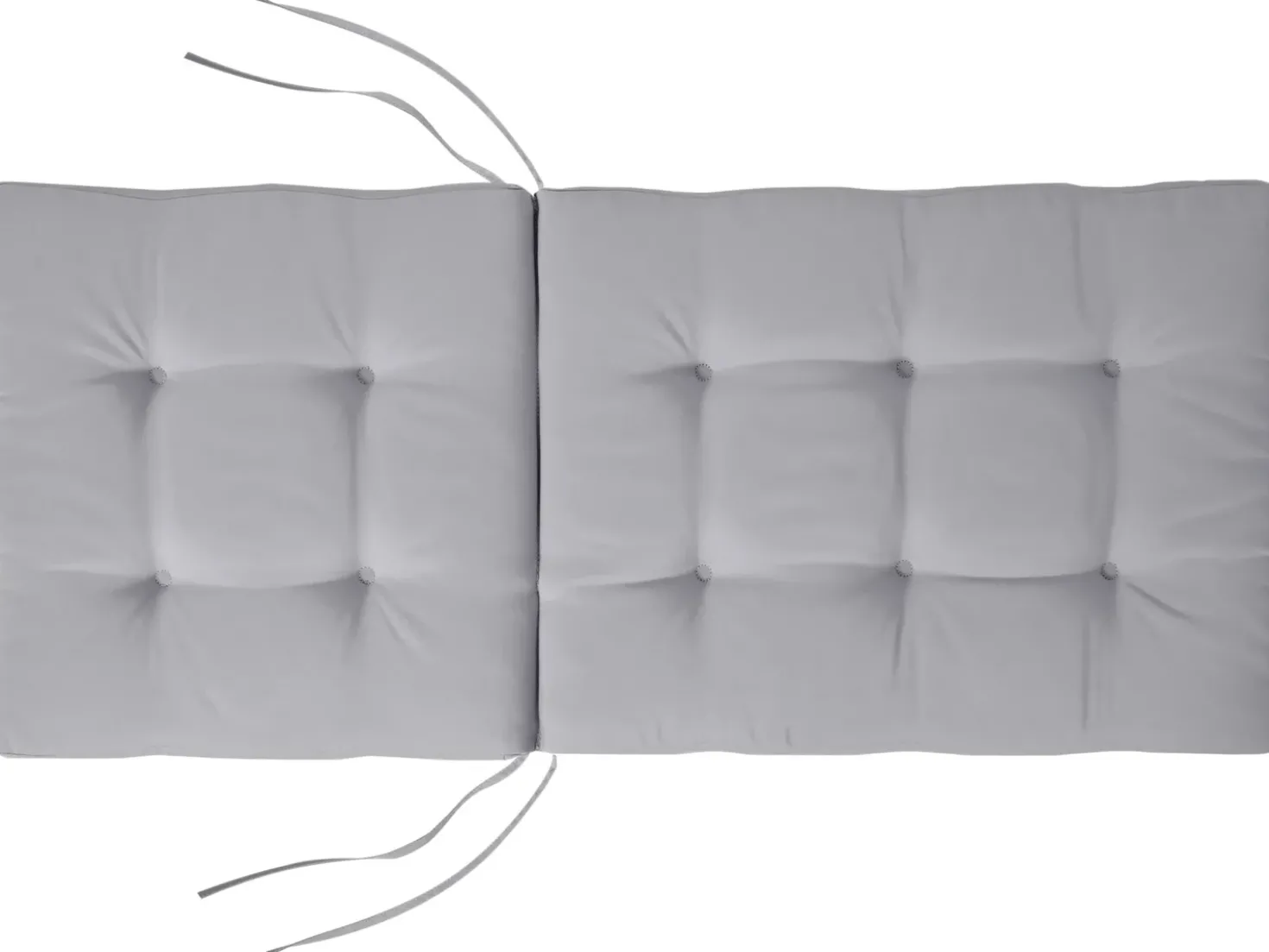 Set di 2 cuscini Schiena/Seduta MAUI PREMIUM Grigio chiaro