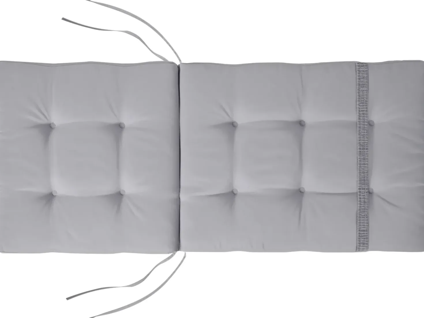 Set di 8 Cuscini Schiena/Seduta MAUI PREMIUM Grigio chiaro