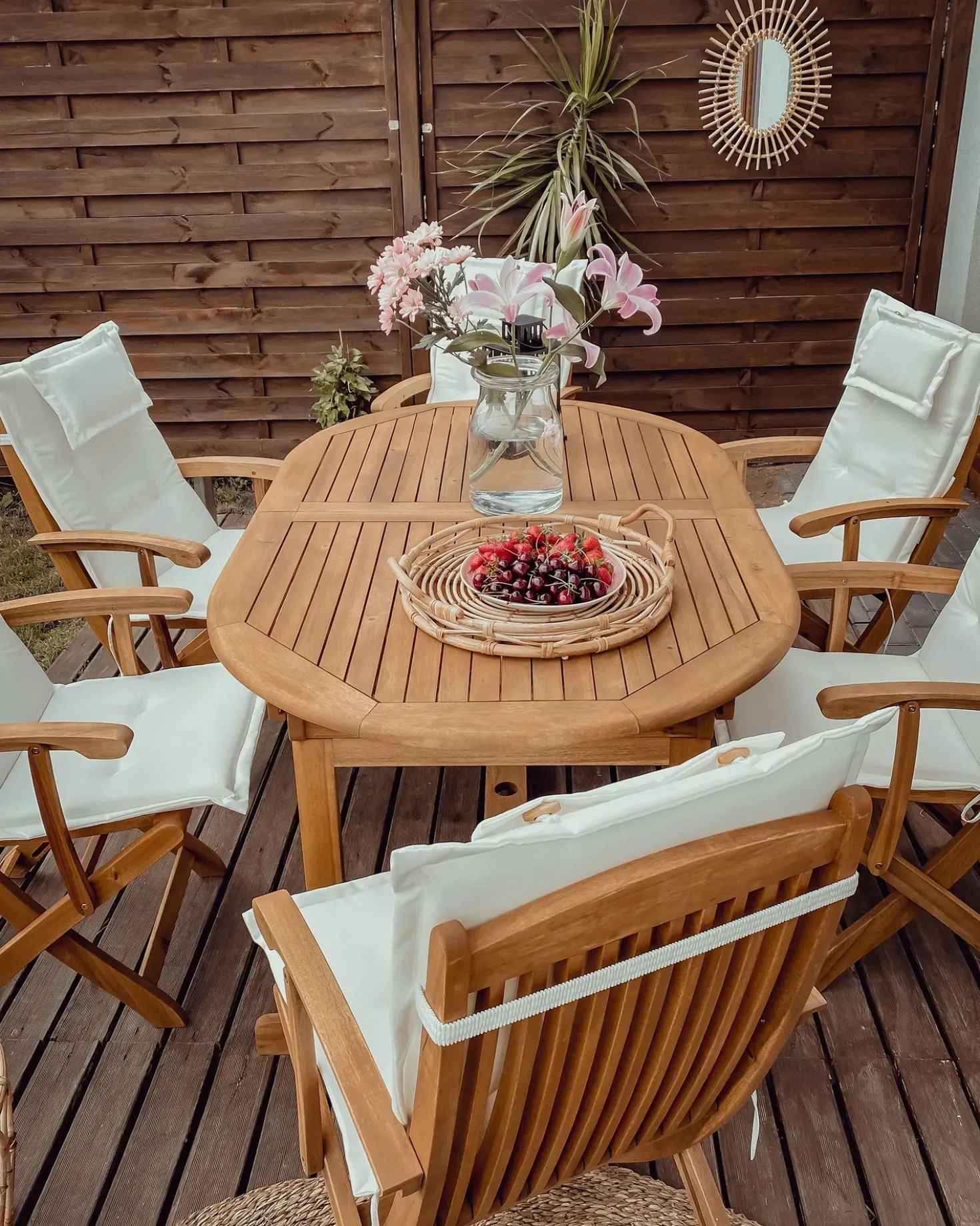 Set di 2 cuscini Schiena/Seduta MAUI 40 x 54 cm Bianco sporco