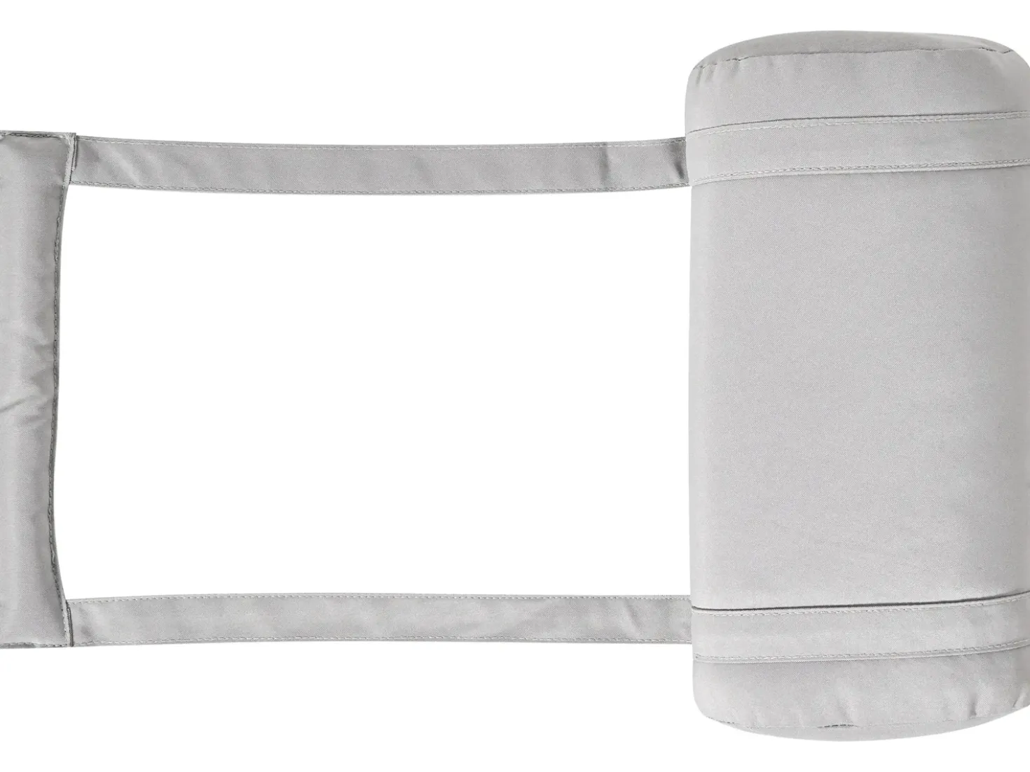 Set di 2 cuscini Schiena/Seduta JAVA/AMANTEA PREMIUM 50 x 71 cm Grigio chiaro