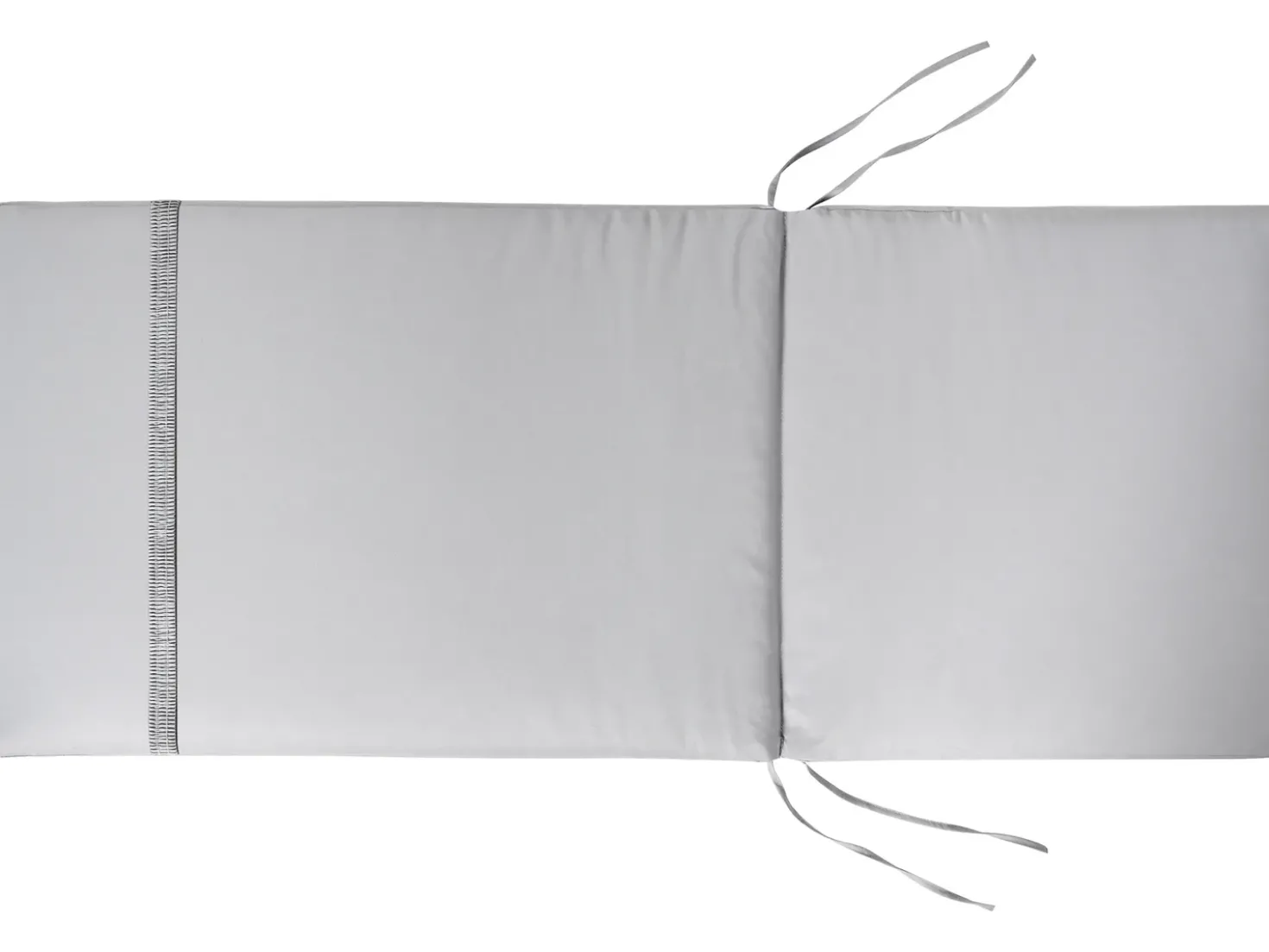 Set di 2 cuscini Schiena/Seduta JAVA/AMANTEA PREMIUM 50 x 71 cm Grigio chiaro