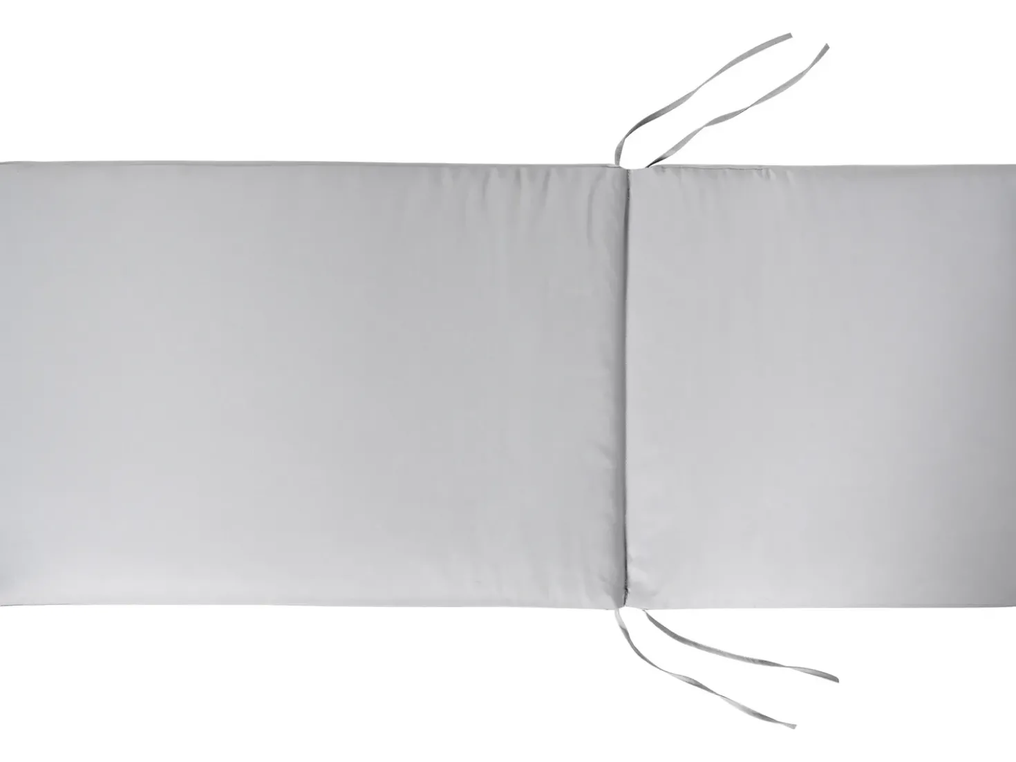Set di 2 cuscini Schiena/Seduta JAVA/AMANTEA PREMIUM 50 x 71 cm Grigio chiaro