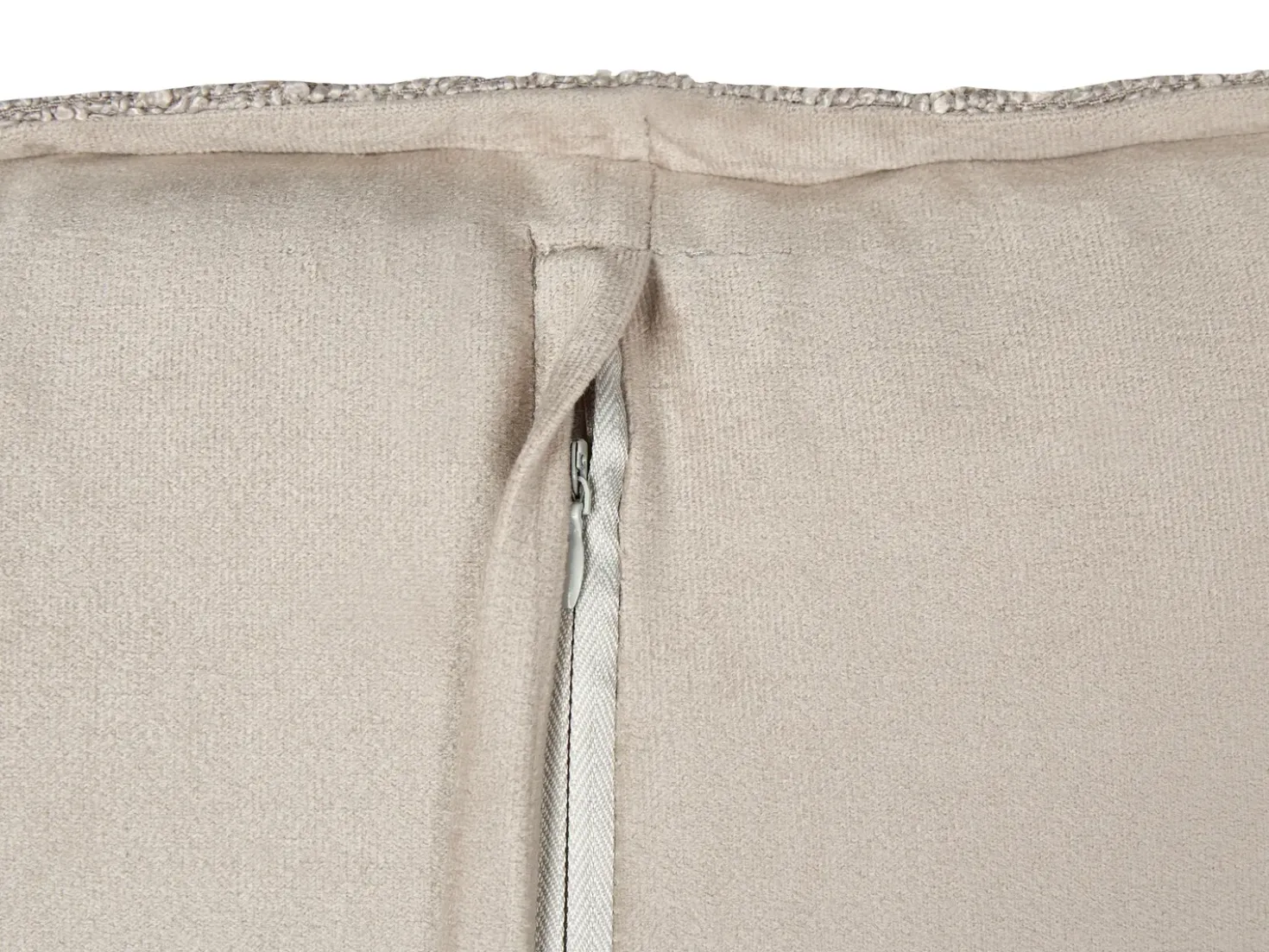Set di 2 cuscini SENECIA Bouclé 45 x 45 cm Beige Tinta unita
